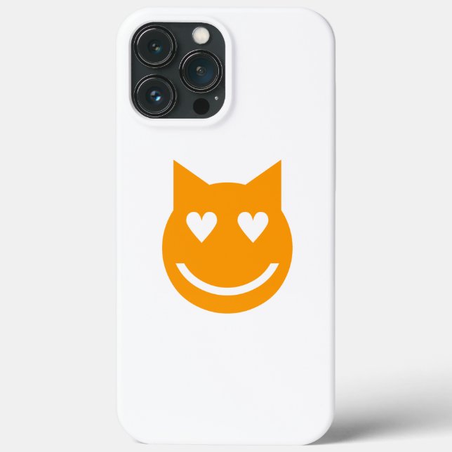 Heart Shaped Eyes Emoji Case-Mate iPhone Case (Back)