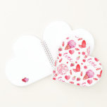 Heart Shaped Flowers &amp; Love Spiral Notebook