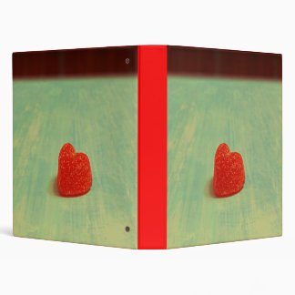 Heart Shaped Gumdrop 3 Ring Binder