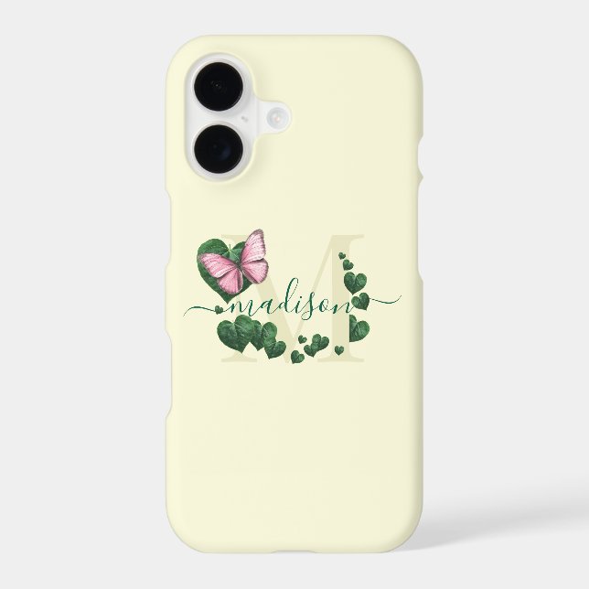 Heart-Shaped Leaves Bouquet Case-Mate iPhone Case (Back)