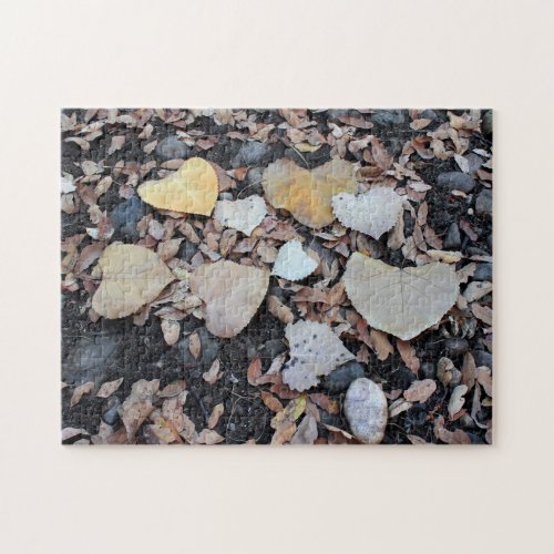 Heart Shaped Leaves of Love Puzzle
