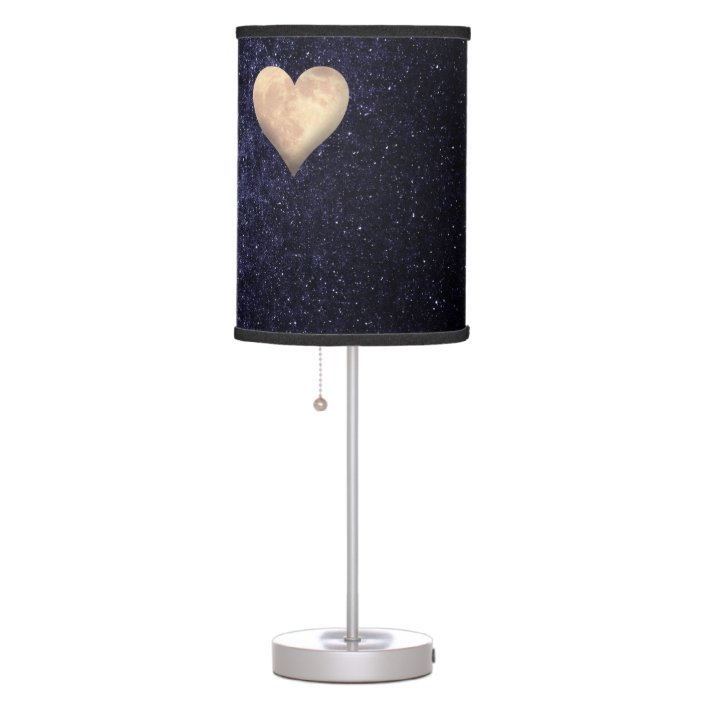 heart shaped table lamp