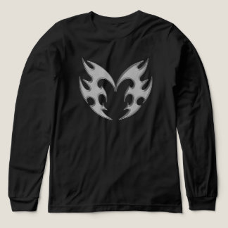 Heart shaped neo tribal Tri-Blend shirt