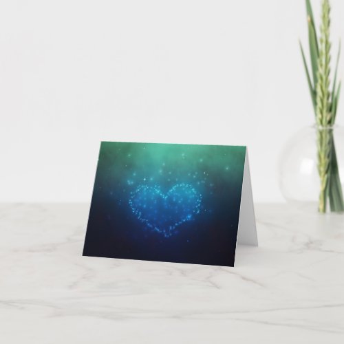 Heart_Shaped Night Stars Card