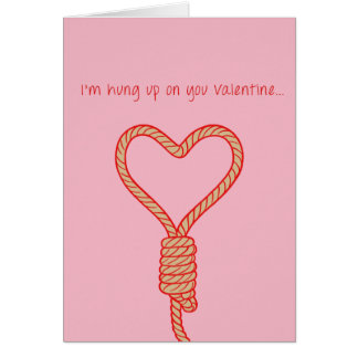 heart shaped noose cards