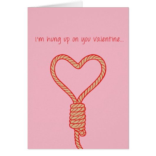 heart shaped noose cards (Front)