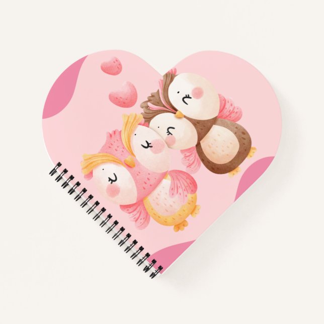 Heart-shaped Notebooks (Front)