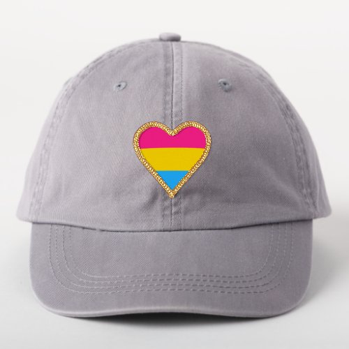 Heart_shaped Pansexuality pride flag Patch