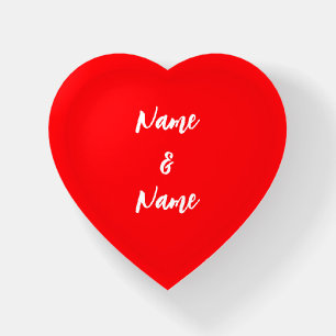 Heart shaped paper weight- HAMbyWG Paperweight