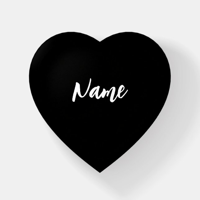 Heart shaped paper weight- HAMbyWG  Paperweight (Front)