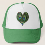 Heart Shaped Peacock Feather Hat at Zazzle