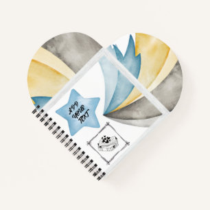 Heart Shaped Personalized Notebook