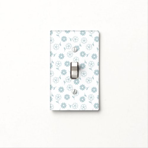 Heart Shaped Petal Flowers Light Switch Cover