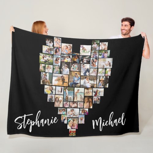 Heart Shaped Photo Collage 51 Pictures and Names