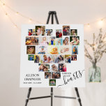 Heart Shaped Photo Collage Funeral Memorial Foam Board Heart Shaped Photo Collage Funeral Memorial Foam Board