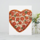heart shaped pizza (Standing Front)
