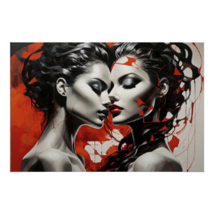 Heart-Shaped Poster