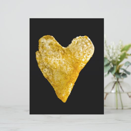 Heart Shaped Potato Chip (Standing Front)