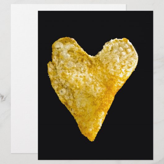 Heart Shaped Potato Chip (Front/Back)