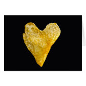Heart Shaped Potato Chip Cards (Front Horizontal)