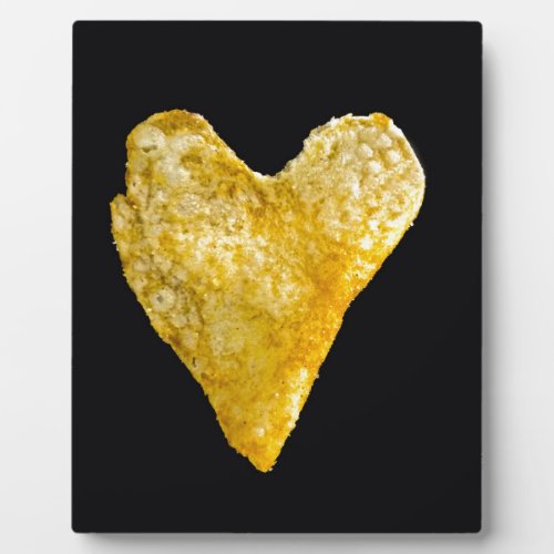 Heart Shaped Potato Chip Plaque