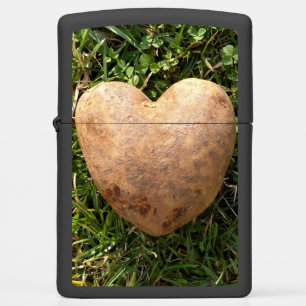 Heart Shaped Potato Zippo Lighter