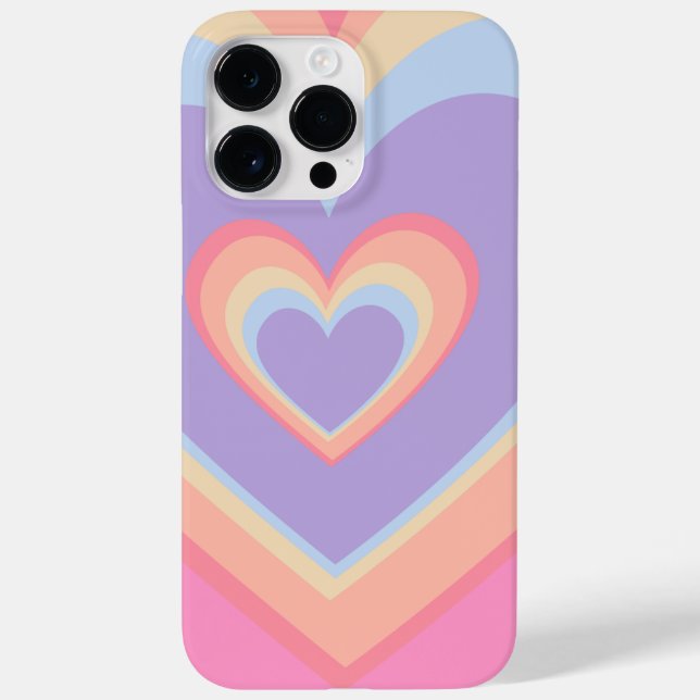 heart shaped rainbow  Case-Mate iPhone case (Back)