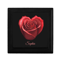 Heart Shaped Red Rose-Valentines Day  Gift Box