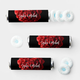 Heart Shaped Red Roses-Wedding- Breath Savers® Mints