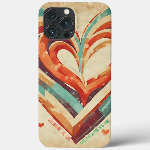 Heart_Shaped Retro iPhone 13 Pro Max Case