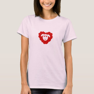 Heart shaped sheep T-Shirt
