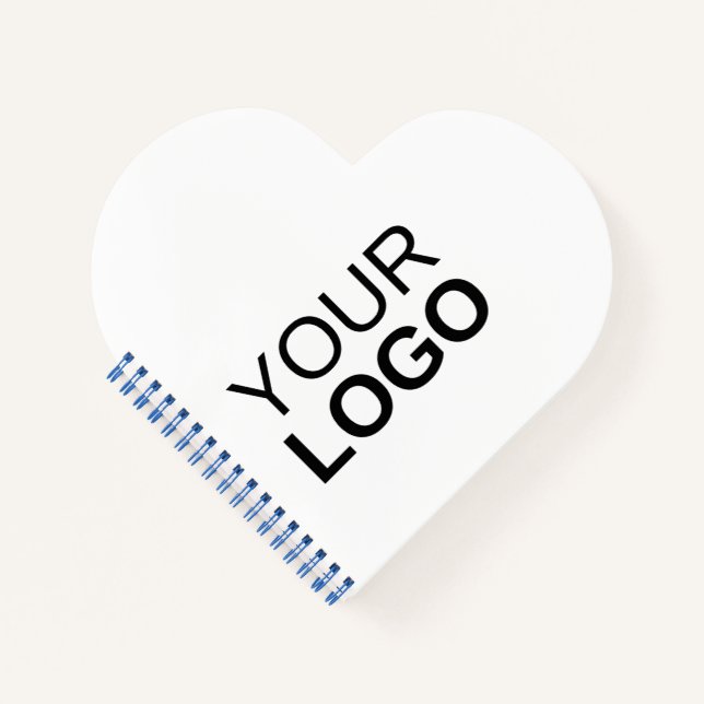 Heart Shaped Spiral Bound Notebook (Front)