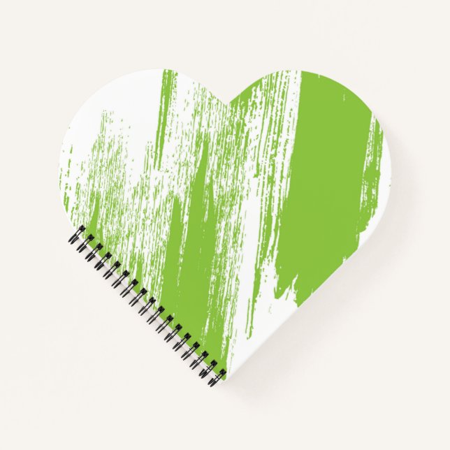 Heart Shaped Spiral Bound Notebook (Front)