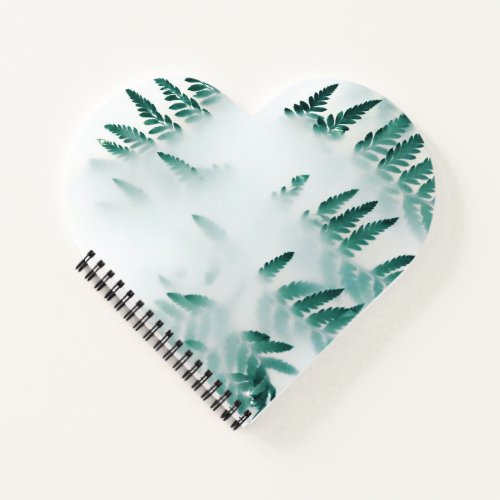 Heart Shaped Spiral Bound Notebook