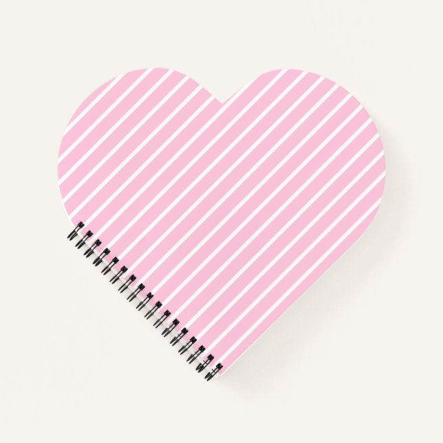 Heart Shaped Spiral Notebook (Lined Inisde) (Front)