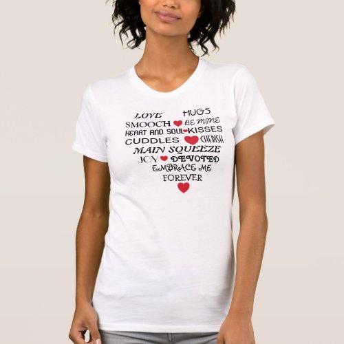 Heart Shaped Subway Art T_Shirt