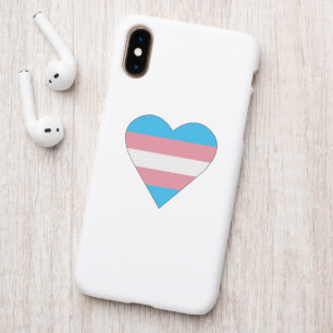 Heart-shaped Transgender pride flag Patch