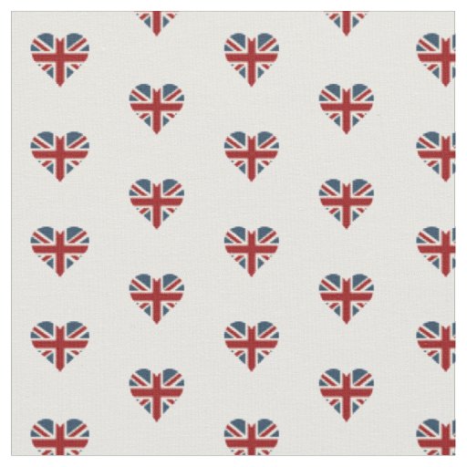 T-shirt Union Jack A Forma Di Cuore &ndash; I Love GB &ndash; Fruit Of The Loom Nuova Senza Etichette