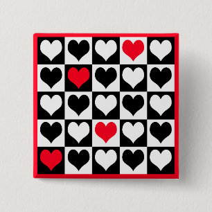 Heart shapes button