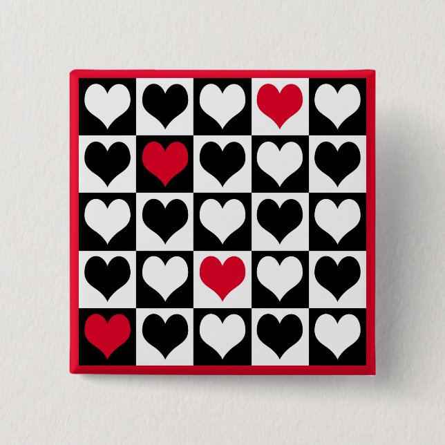 Heart shapes button (Front)