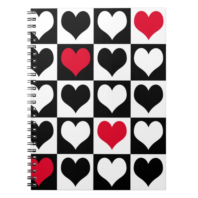 Heart shapes notebook (Front)