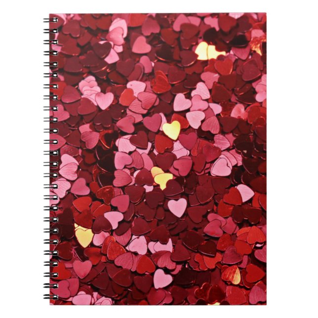 Heart Shapes Texture-20622 Notebook (Front)