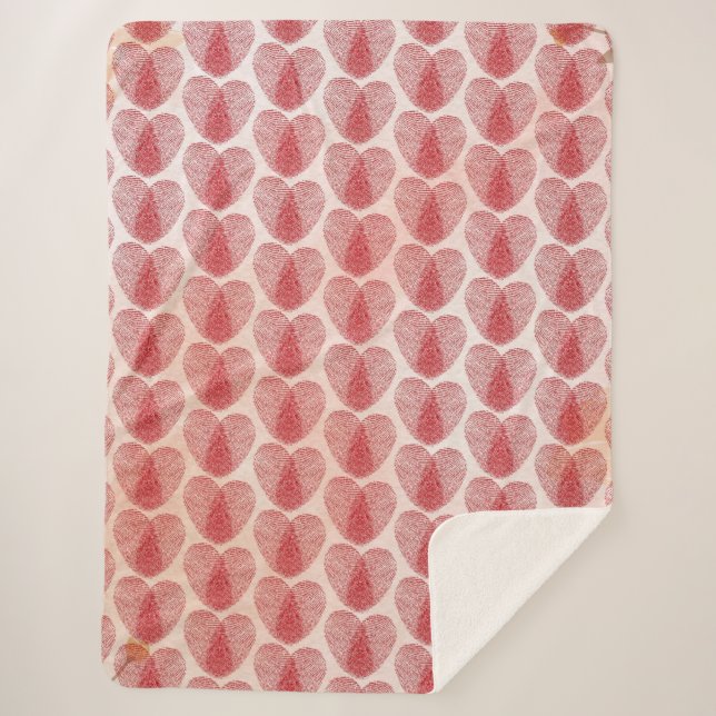 Heart Sherpa Blanket (Front)