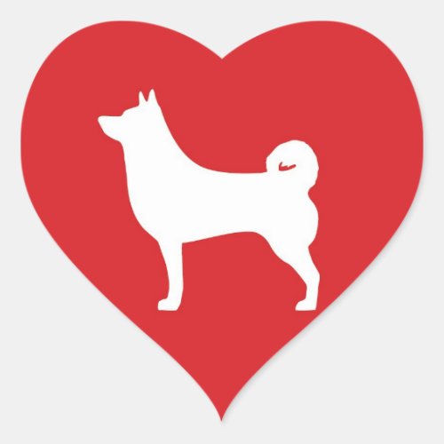 Heart Shiba Inu _ Heart Sticker