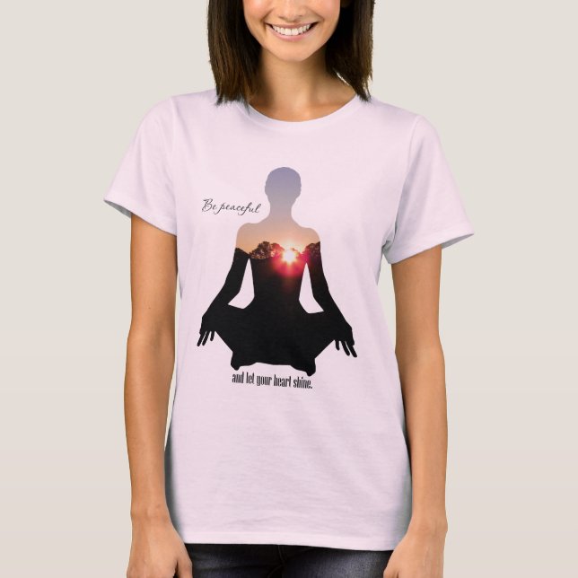 Heart Shine Meditation T-Shirt (Front)
