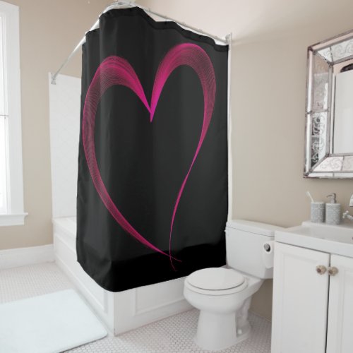 Heart Shower Curtain