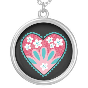 Heart Silver Pendant Necklace