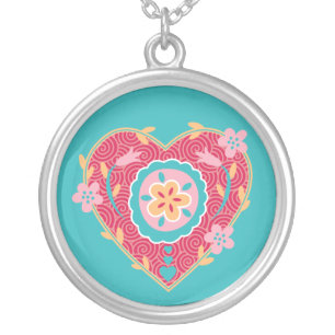 Heart Silver Pendant Necklace