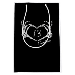 Heart Skeleton Hand Classic Medium Gift Bag