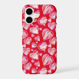 Heart Sketch iPhone 17 Case